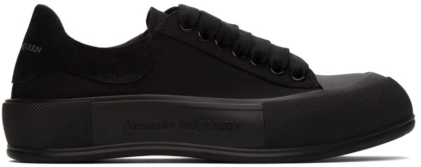 

Черные кроссовки на шнуровке Deck Plimsoll Alexander McQueen