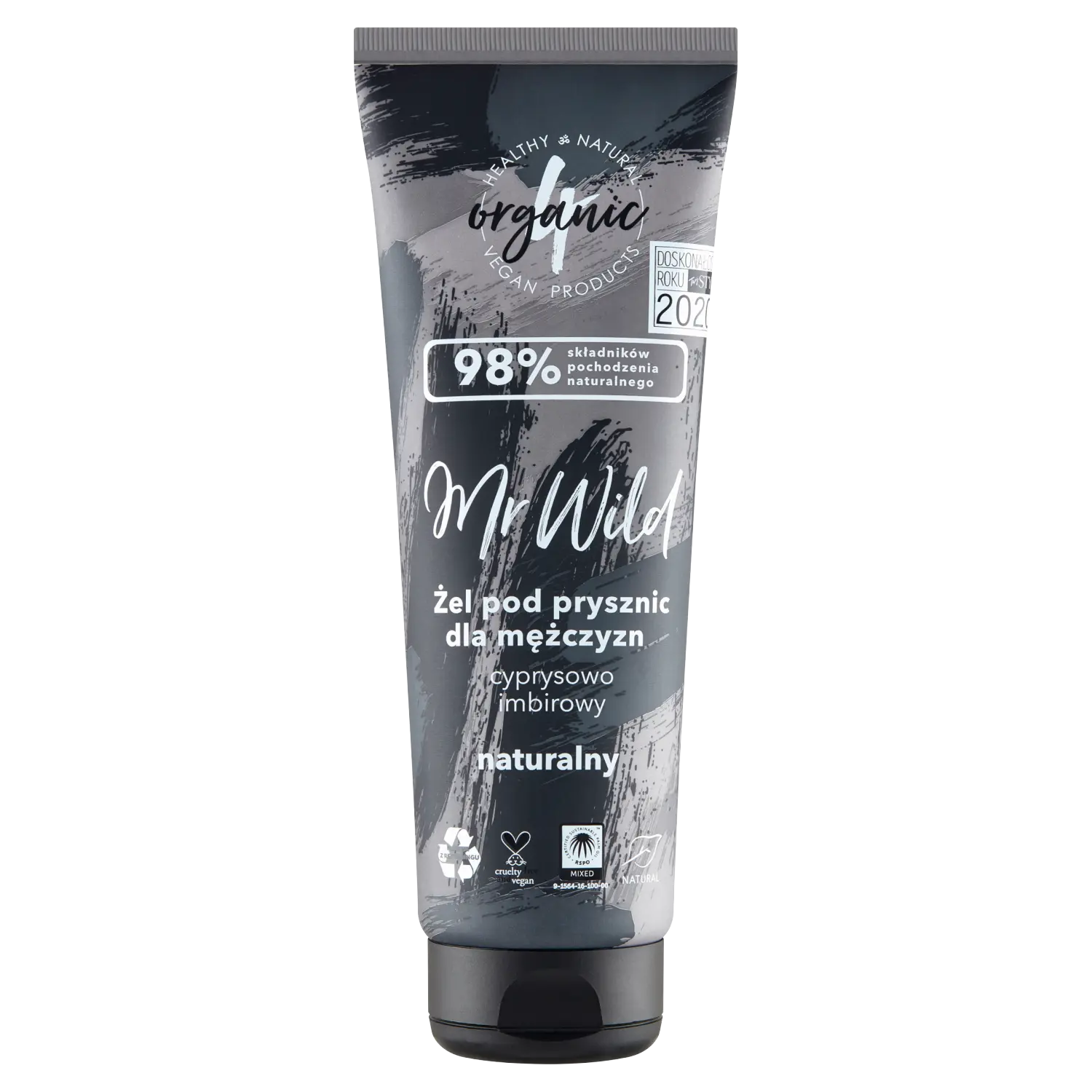 

4Organic Mr Wild гель для душа для мужчин, 250 мл