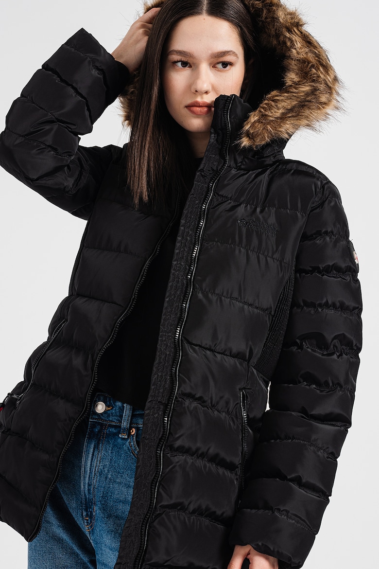 Зимняя куртка Anieseak с эко-пухом Canadian Peak, черный стеганая зимняя куртка ardent canadian peak черный