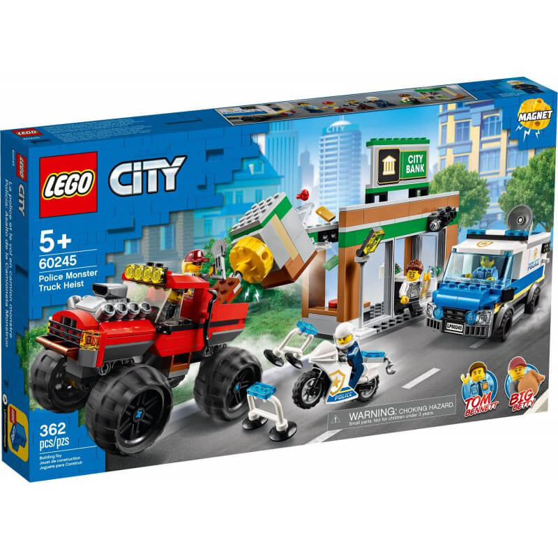 цена Конструктор LEGO City 60245 Ограбление полицейского монстр-трака