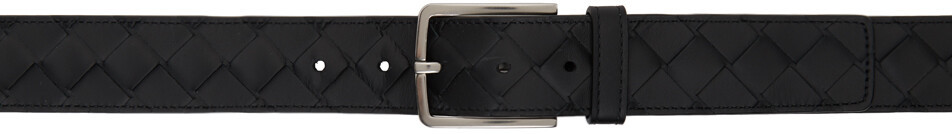 

Черный пояс интрекчато Bottega Veneta