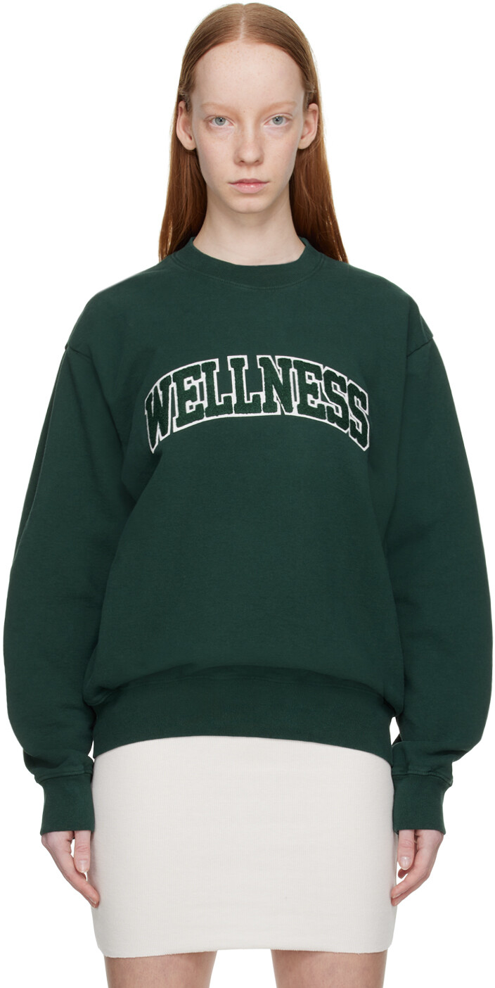

Зеленый свитер Wellness Sporty & Rich