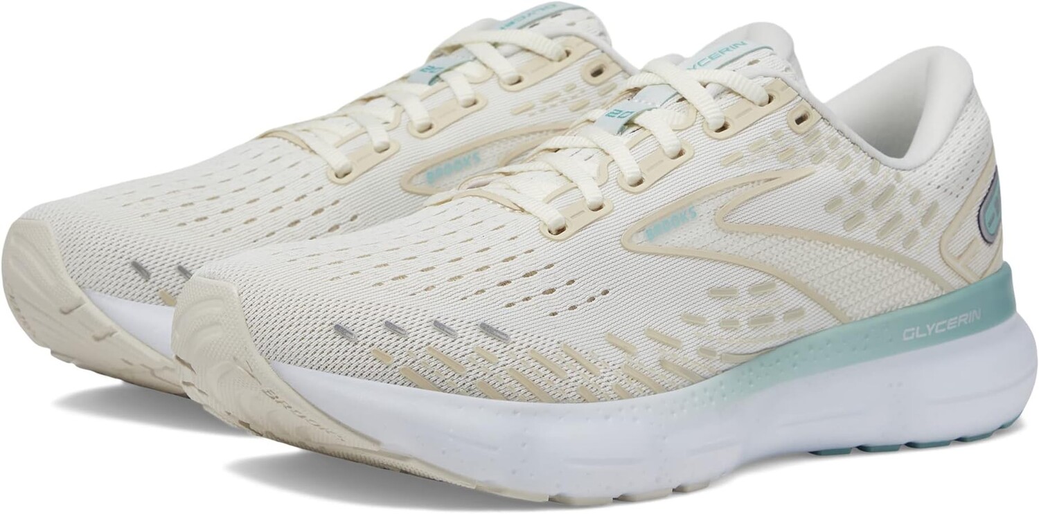 

Кроссовки Brooks Glycerin 20, цвет Coconut Milk/Aquifer