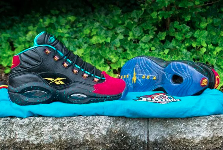 Reebok question burn store rubber