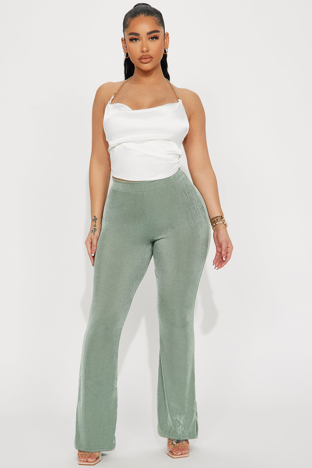 

Брюки Fashion Nova SP5190, шалфей