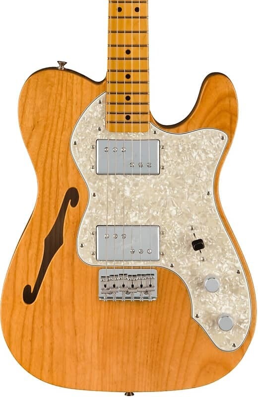 

Fender American Vintage II 1972 Telecaster Thinline MP Aged Natural с футляром Fender American II Telecaster Thinline MP w/case