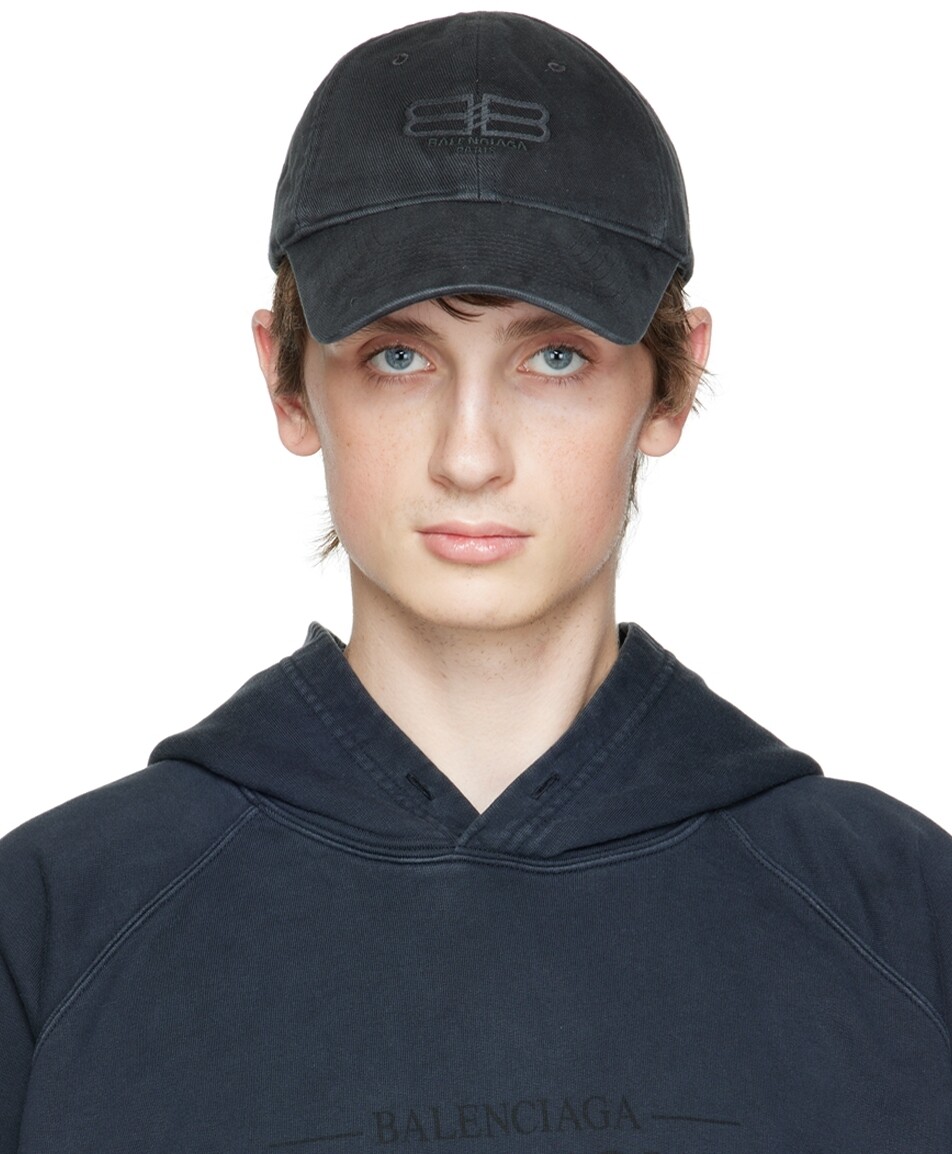 

Черная кепка BB Paris Icon Balenciaga