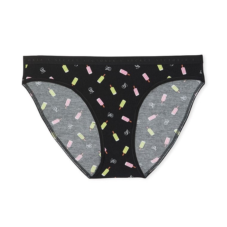 

Трусы Victoria's Secret Stretch Cotton Bikini, черный