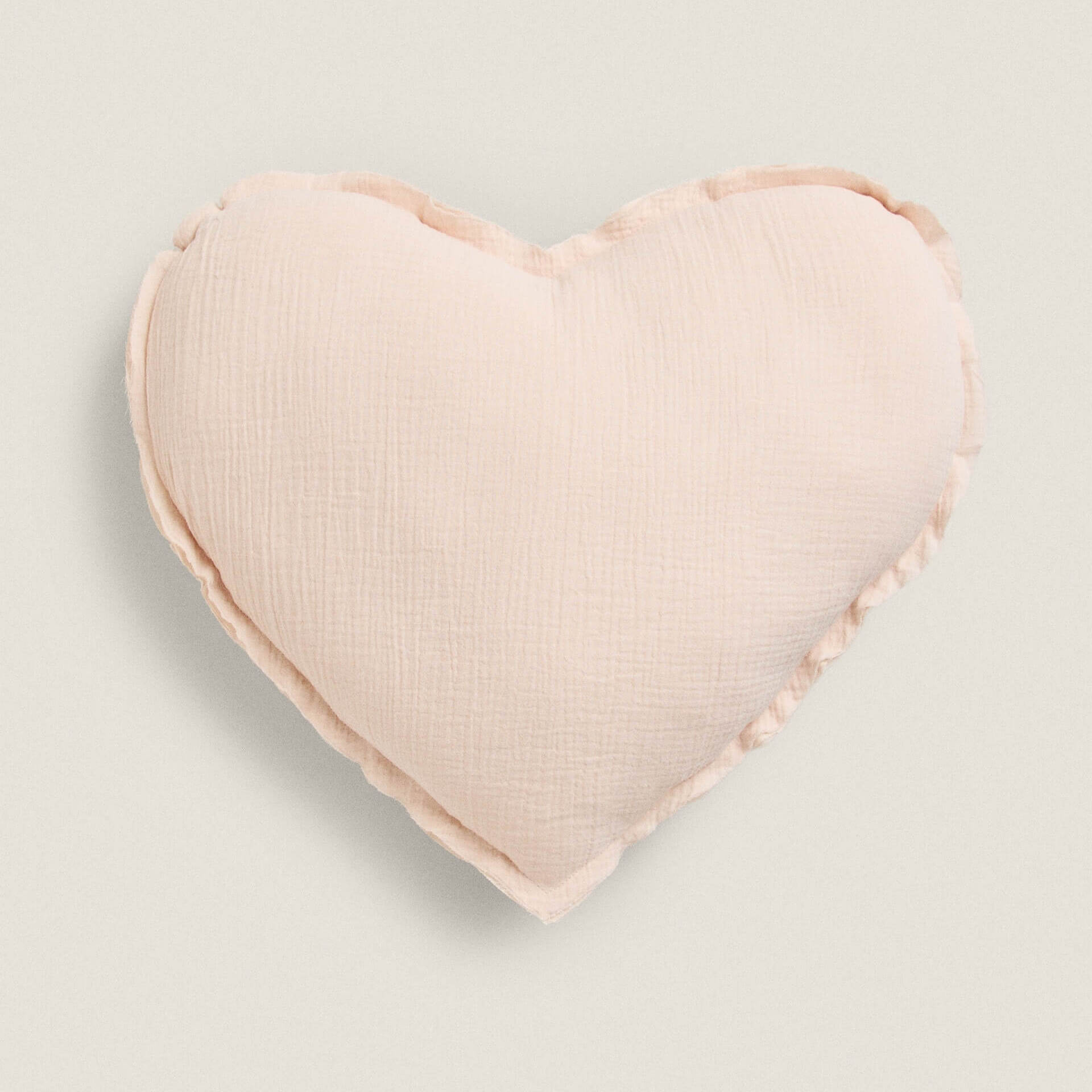 Детская подушка Zara Home Heart, розовый sozzy детская органическая цветная хлопковая подушка в форме животного детская подушка супин и боковой сон
