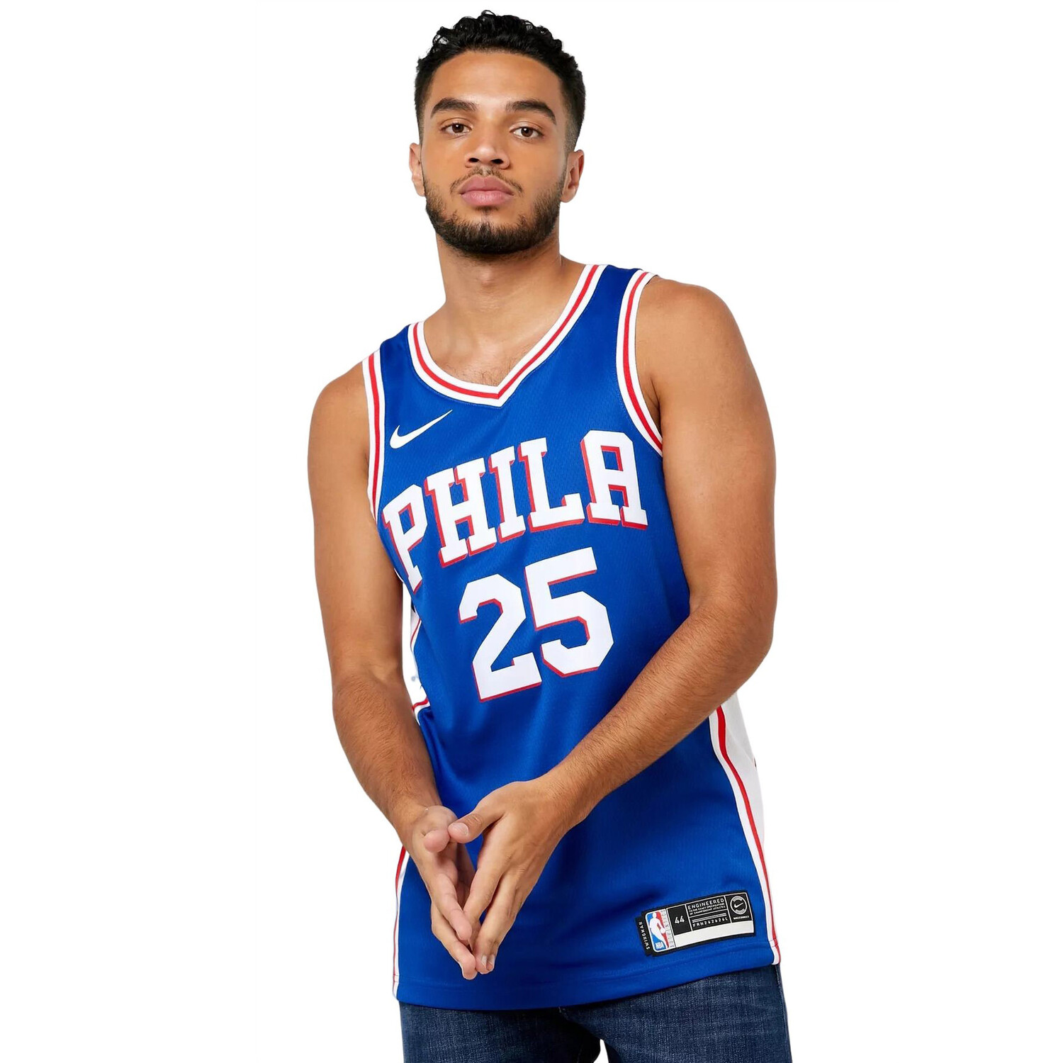 

Майка Nike Philadelphia 76ers Ben Simmons Swingman Jersey, синий/мультиколор