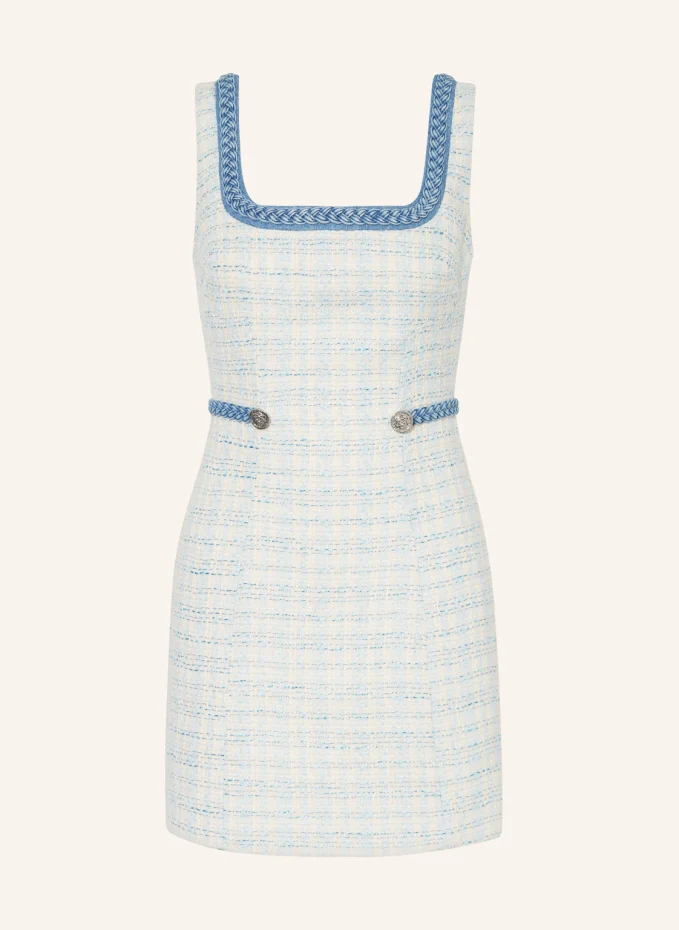 

Твидовое платье tosca с блестящей пряжей Guess, синий