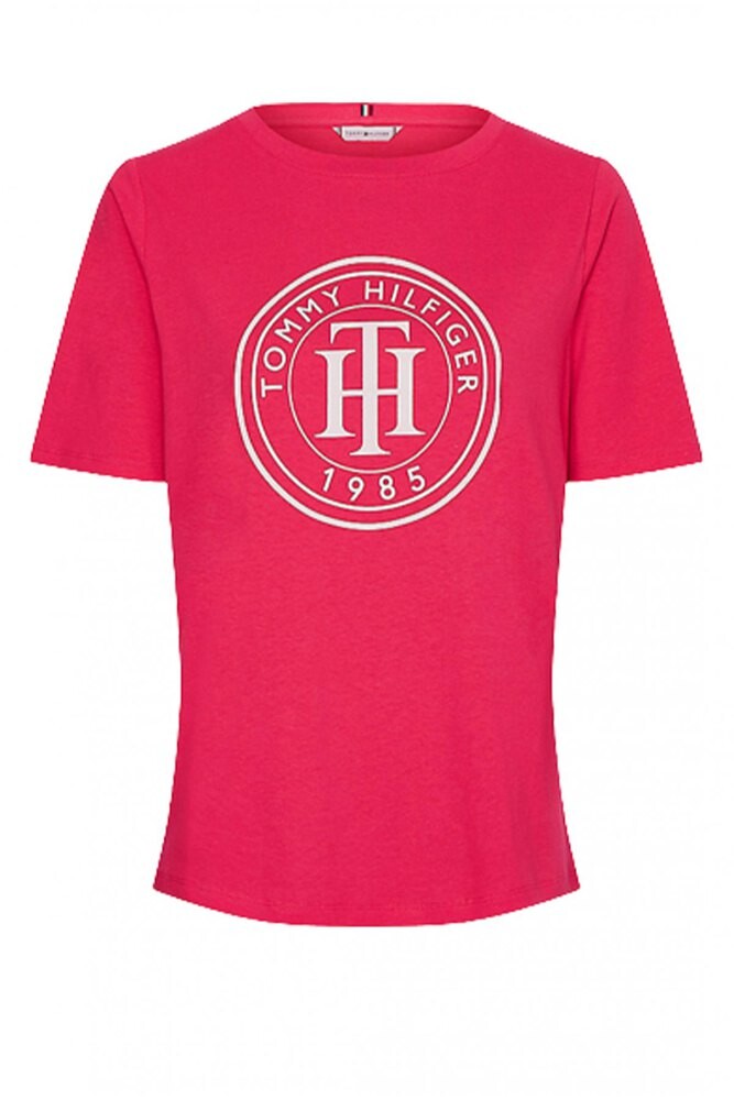 

Футболка Tommy Hilfiger Organic Cotton Print, красный