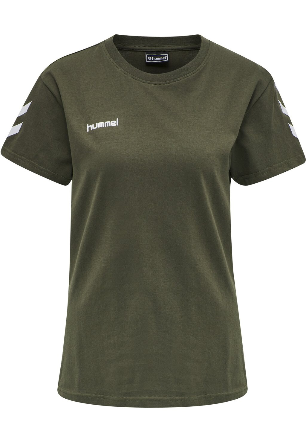 

Футболка с принтом Hummel, оливковый