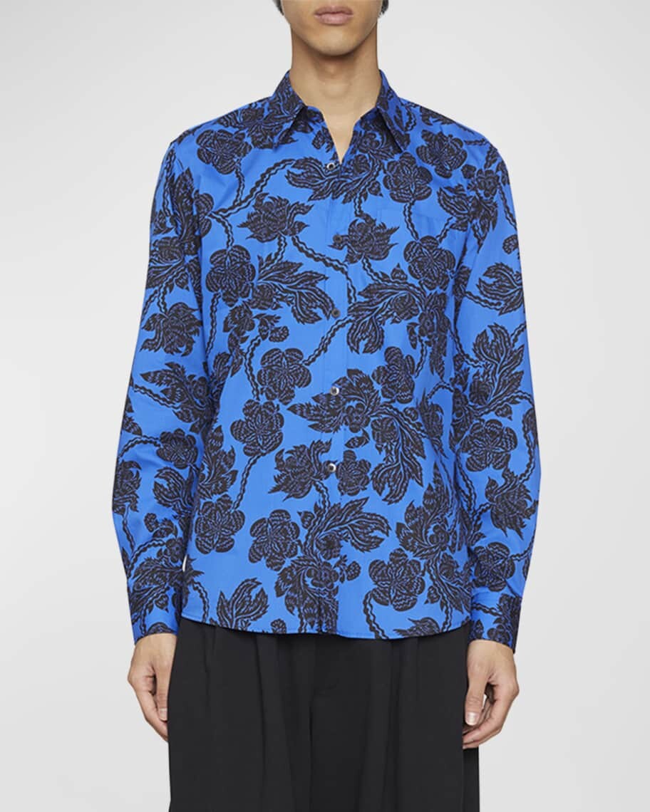 

Мужская спортивная рубашка Corbino с цветочным принтом Dries Van Noten