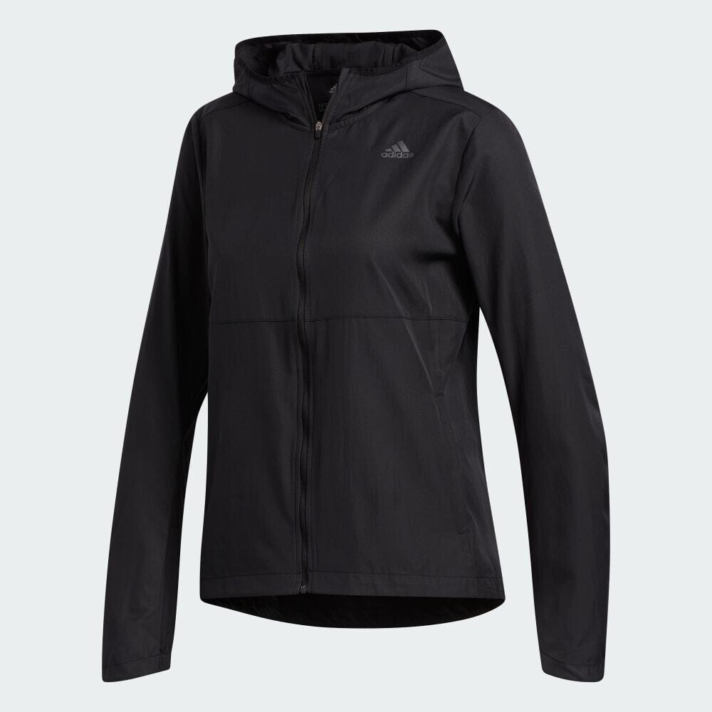 

Куртка Adidas OWN THE RUN HOODED WIND JACKET, черный