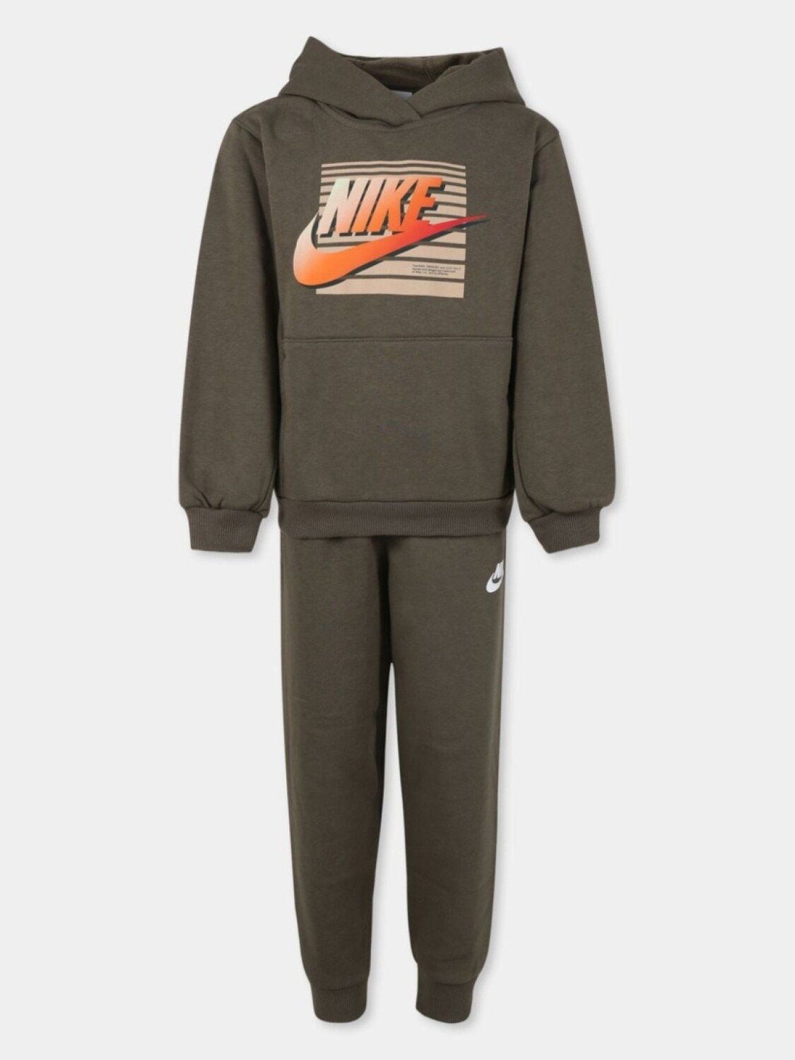 

Детский спортивный костюм с принтом логотипа Nike (комплект) Nike Kids, зеленый