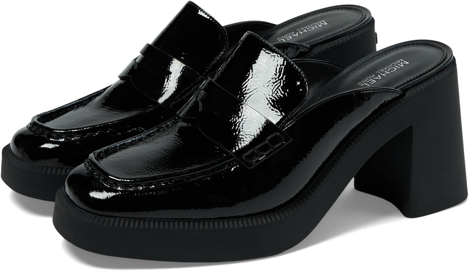 

Туфли MICHAEL Michael Kors Eden Platform Mule, черный