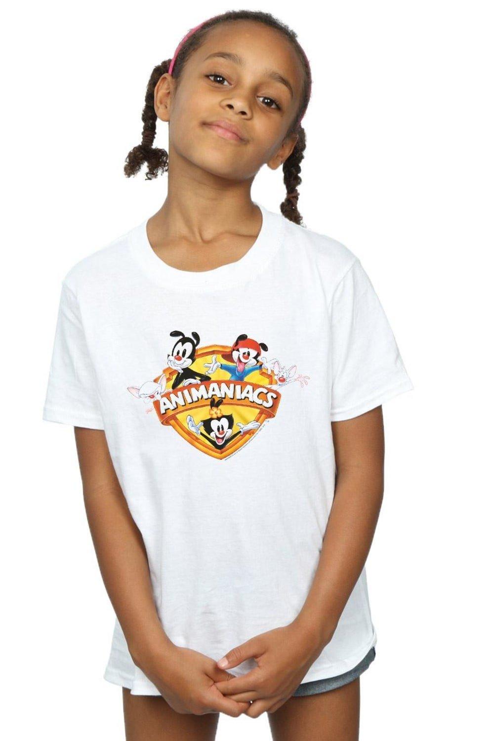Хлопковая футболка Group Shield Animaniacs, белый