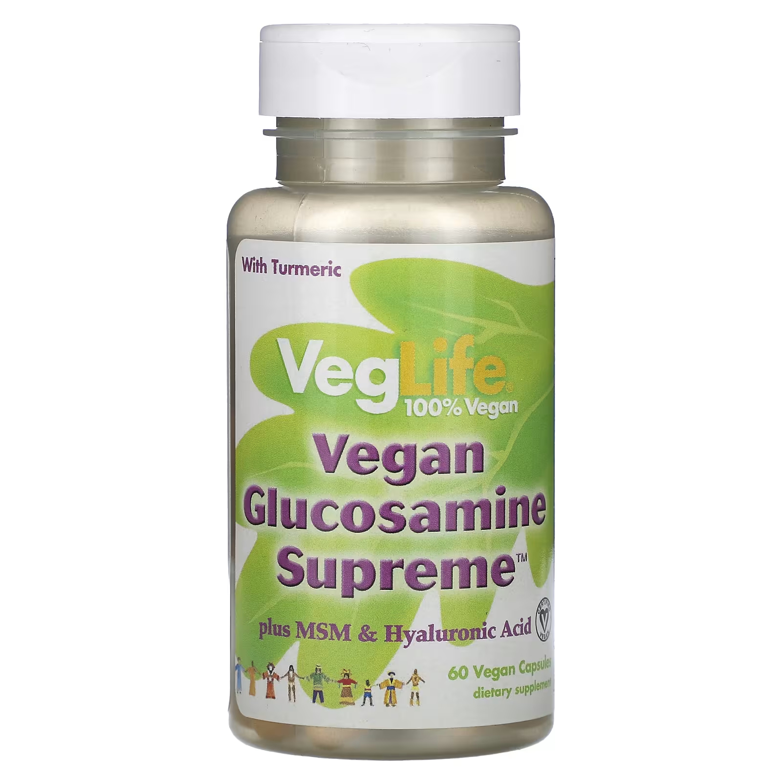 VegLife Vegan Glucosamine Supreme 60 веганских капсул