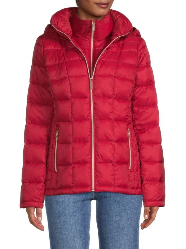 

Упаковываемая куртка-пуховик MICHAEL Michael Kors Crimson