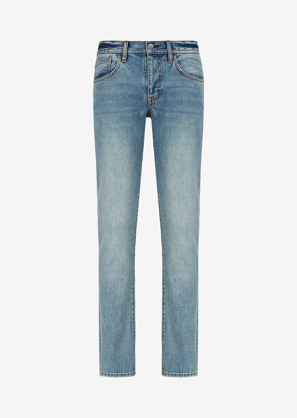 

Узкие джинсы J13 Icon с логотипом цвета индиго Armani Exchange, синий