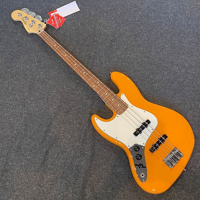 

Fender Player Jazz Bass Левша MN Maple 2021 Capri Orange #MX21209292 Player Jazz Bass Left-Handed with Maple Fretboard