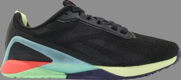 

Кроссовки wmns nano x1 'black multi' Reebok, черный