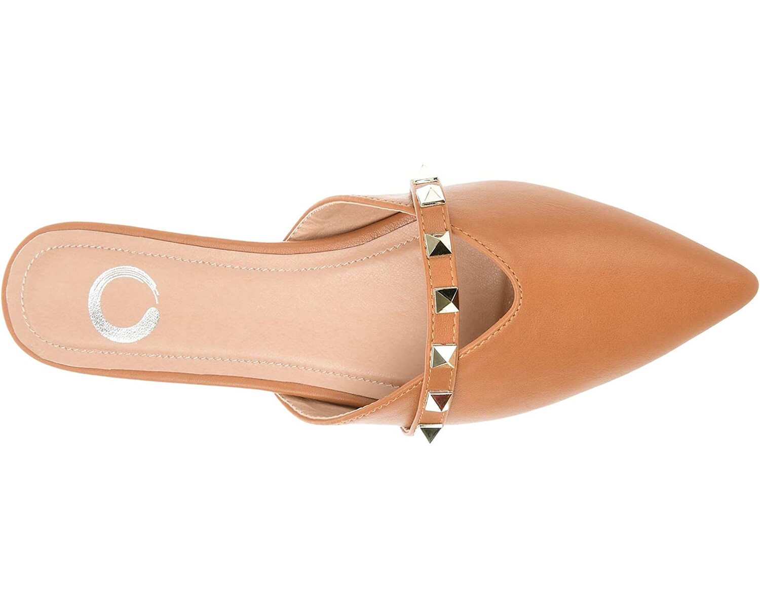 

Туфли на плоской подошве Dreah Mule Journee Collection, коньяк