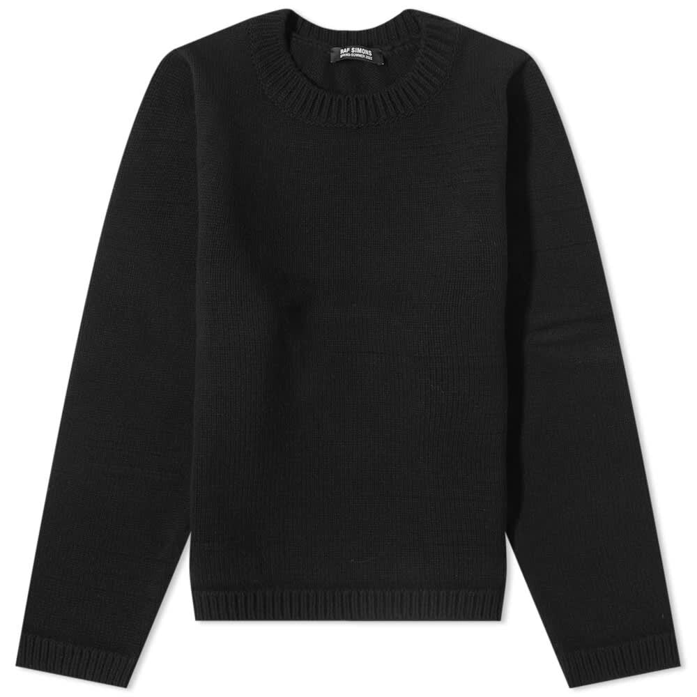 

Джемпер Raf Simons Oversized Crew Neck Knit, Черный