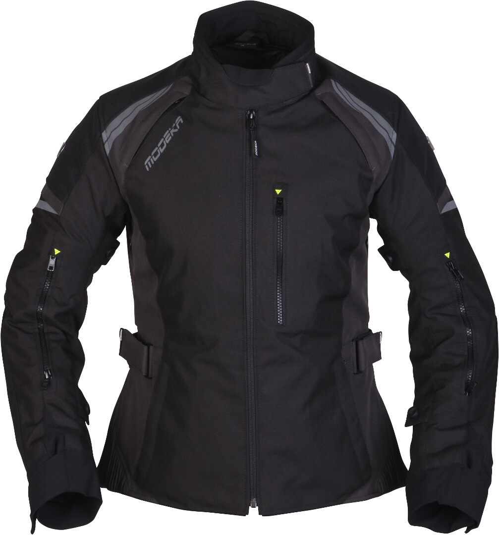 Куртка Modeka Amberly мотоциклетная текстильная, черный/темно-серый мотоциклетная текстильная куртка torino ii büse черный темно серый