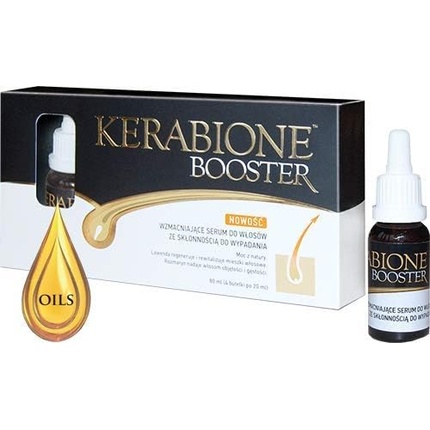 Kerabione Booster Oils Укрепляющая сыворотка для волос 20 мл — упаковка из 4 шт. Valenitis