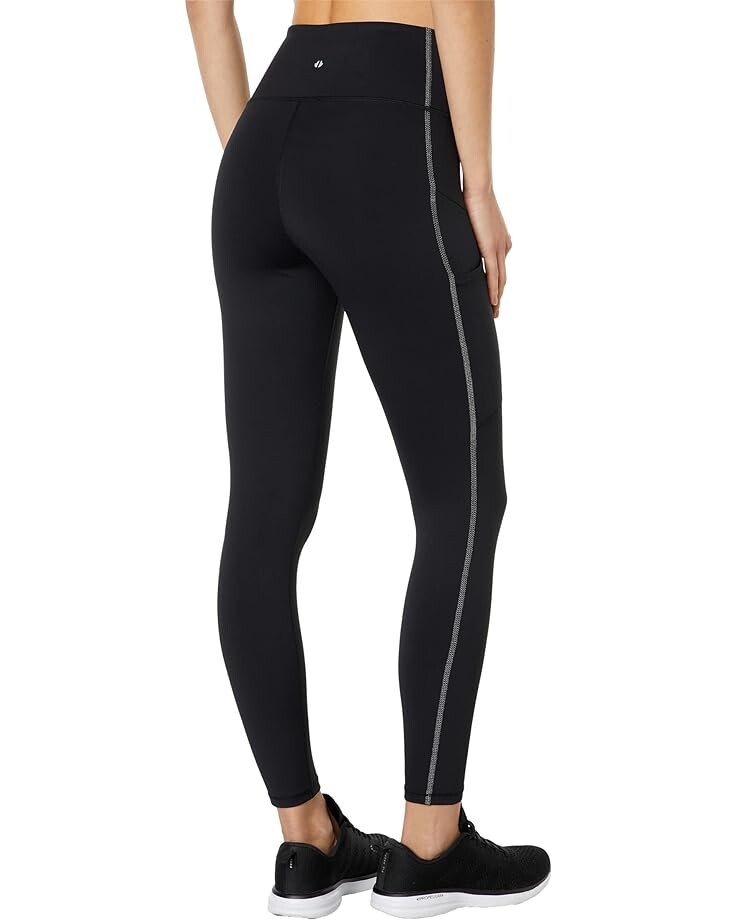 Брюки THRIVE SOCIETE Reflective 7/8 Leggings, черный