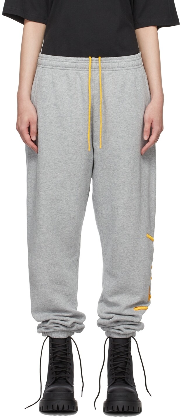 

SSENSE Эксклюзивные серые брюки Scribble Lounge drew house, Серый