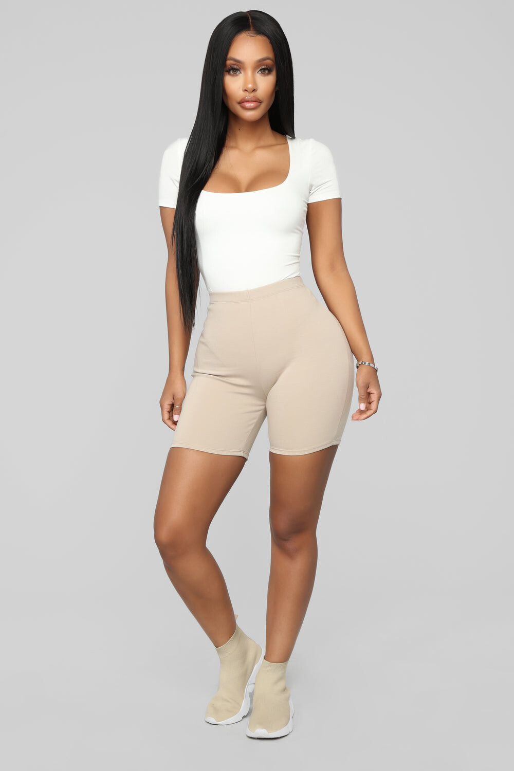 

Шорты Fashion Nova P1352FN, мокко