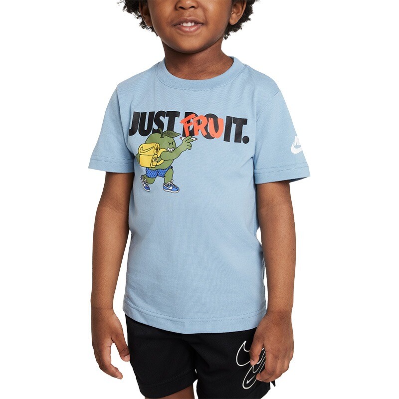 

Футболка Nike Sports Casual Printed Short Sleeve, голубой