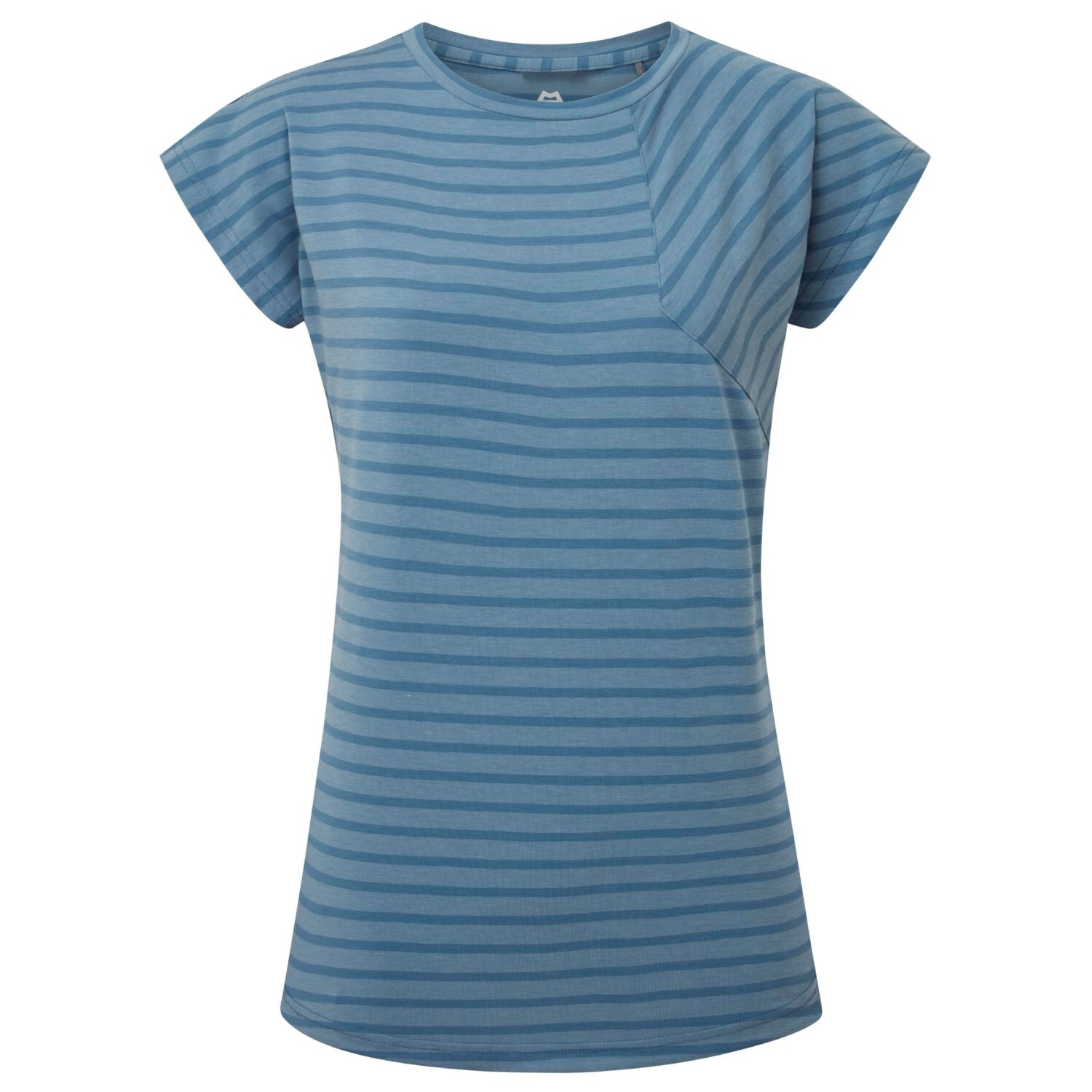 

Функциональная рубашка Mountain Equipment Women's Silhouette Tee, цвет Bluefin Stripe