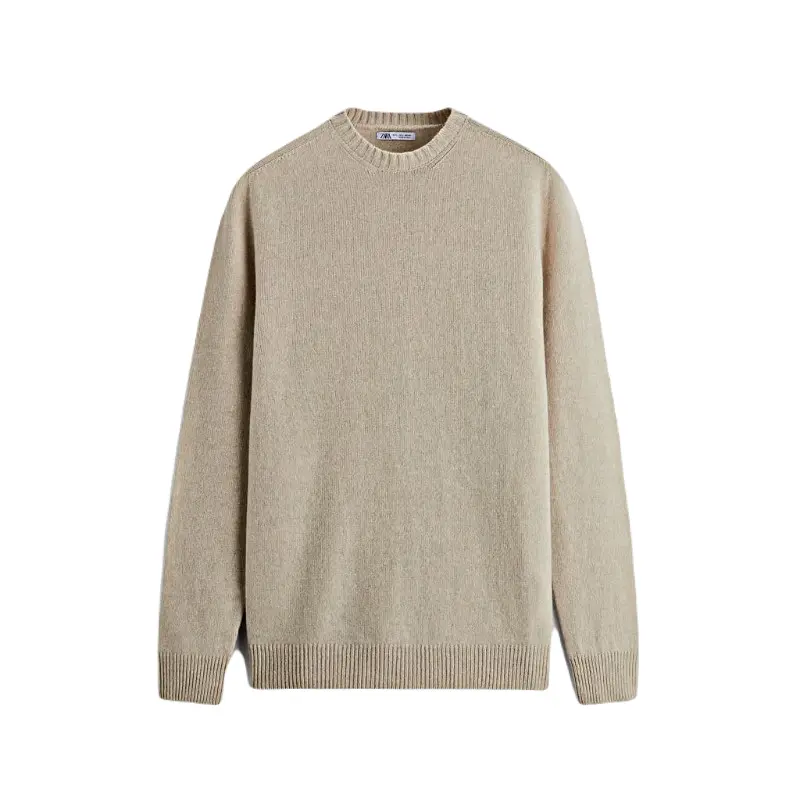 

Свитер ZARA Wool blend, серо-бежевый