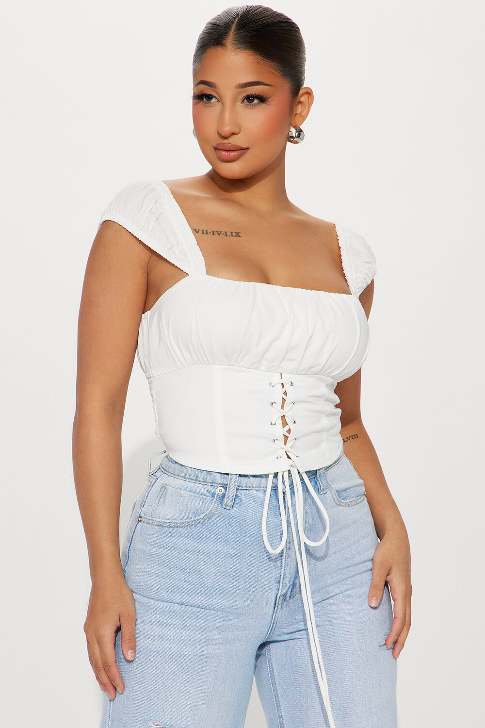 

Топ Fashion Nova T1626A561, белый