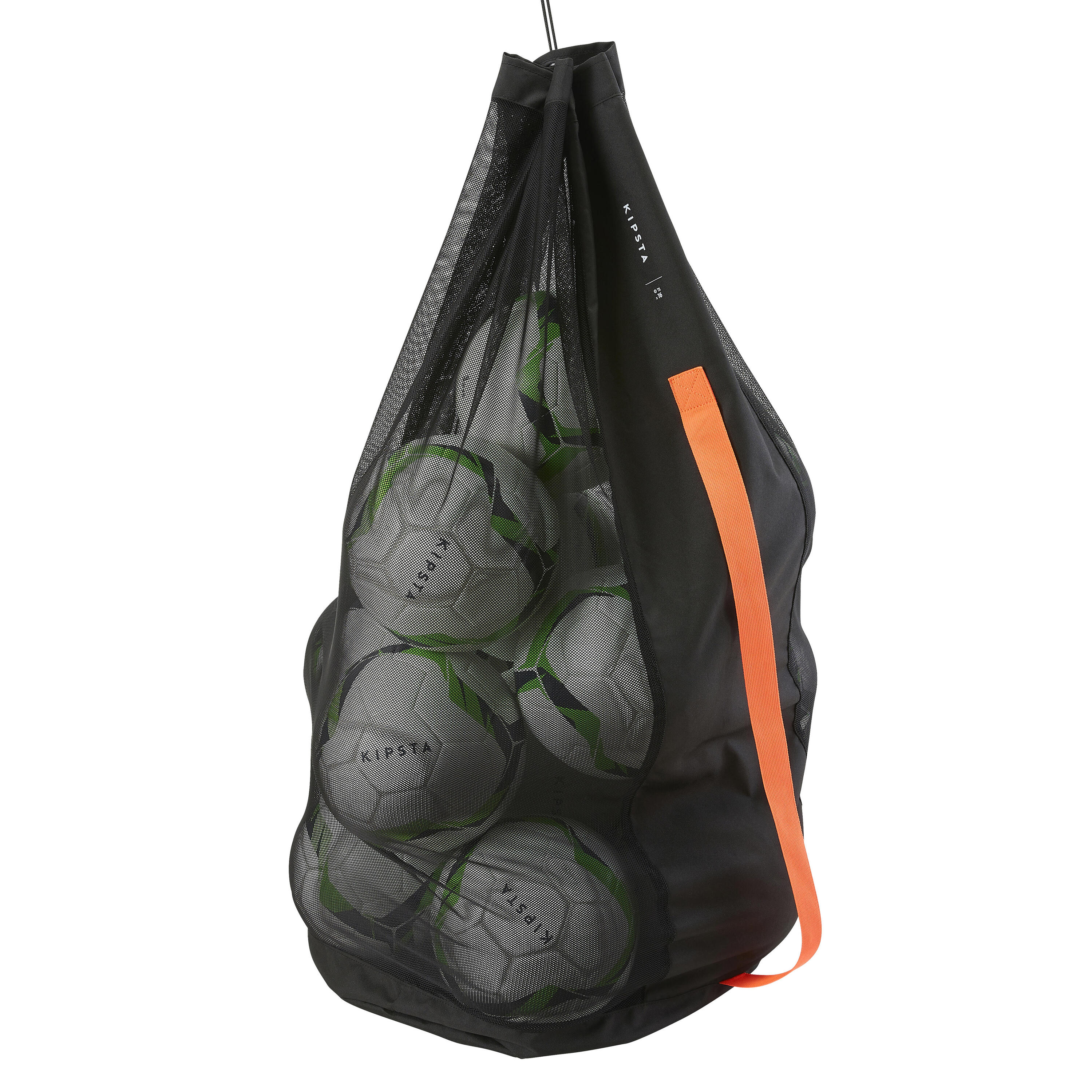 сумка для мячей base line tts black Сумка на 16 мячей черный KIPSTA, черный/угольно-серый