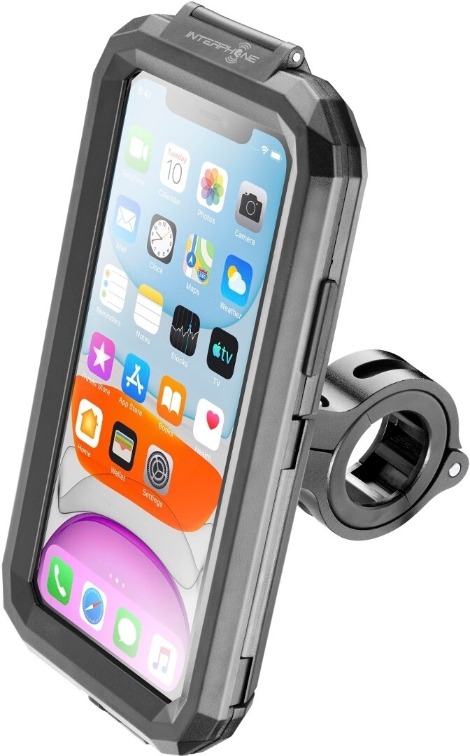 

Держатель - чехол Interphone iCase iPhone XR/11 для смартфона, черный, Серый