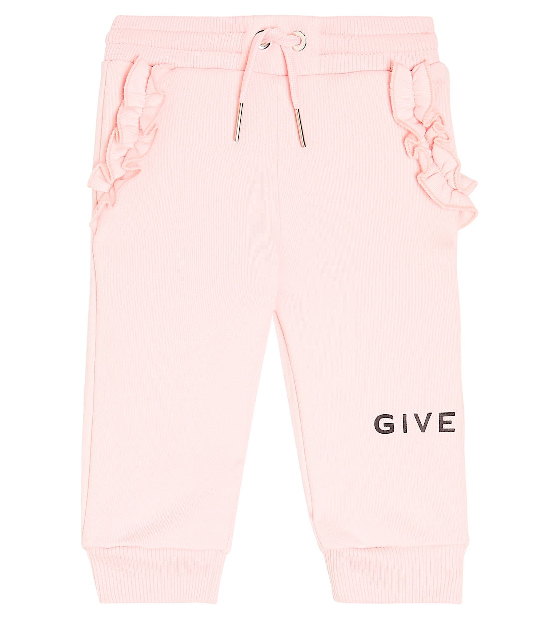 Спортивные брюки из смесового хлопка baby 4g Givenchy Kids, розовый givenchy 01 совершенный розовый