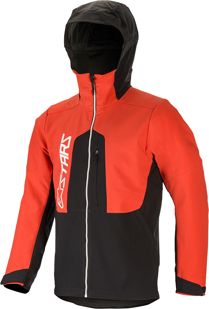 Велосипедная куртка Alpinestars Nevada Softshell, черный/красный велосипедная куртка alpinestars nevada черный