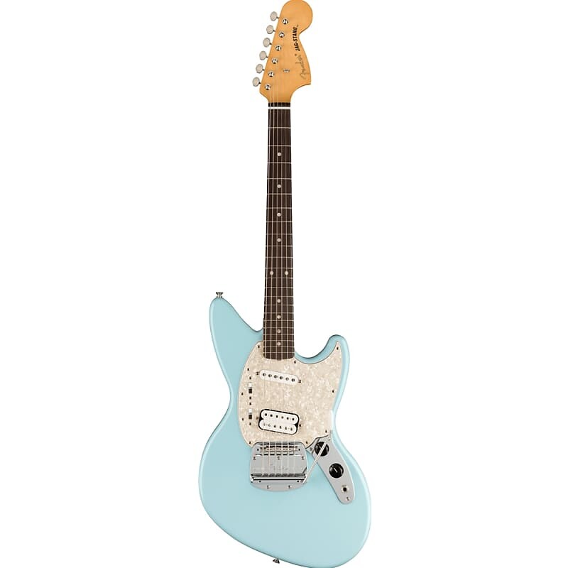 

Fender Kurt Cobain Jag Stang, гриф из палисандра, электрогитара Sonic Blue 0141030372