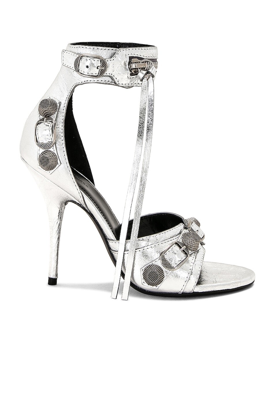 

Туфли Balenciaga Cagole, серебряный, Серый
