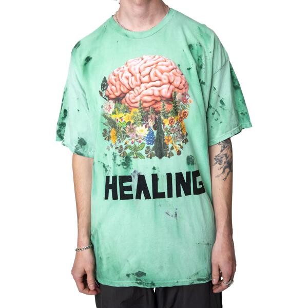 

Футболка t-shirt mit "healing"-motiv dirty green dirty green Westfall, зеленый