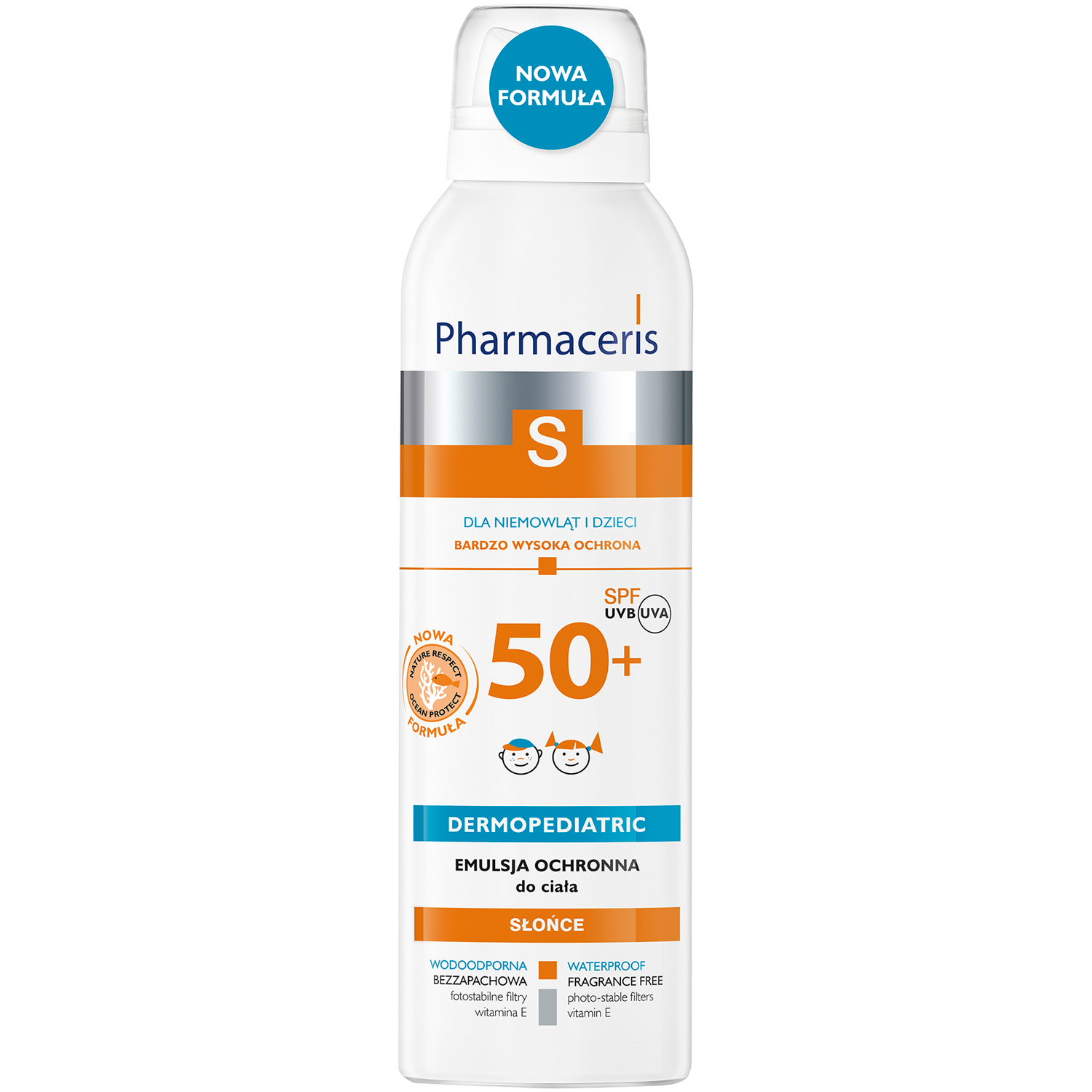 Pharmaceris S солнцезащитная эмульсия для младенцев и детей с SPF50+, 150 мл - фото