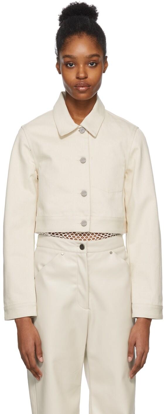 

Джинсовая куртка Vera Off-White DEVEAUX NEW YORK