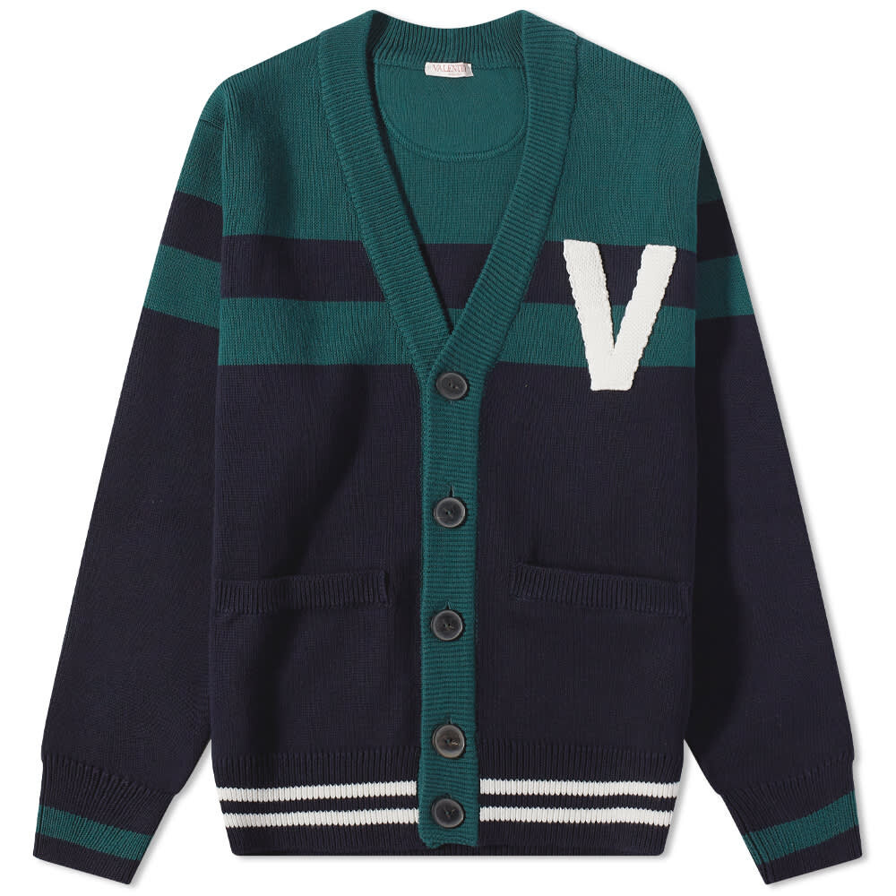 

Джемпер Valentino Oversized Varsity Cardigan, Черный