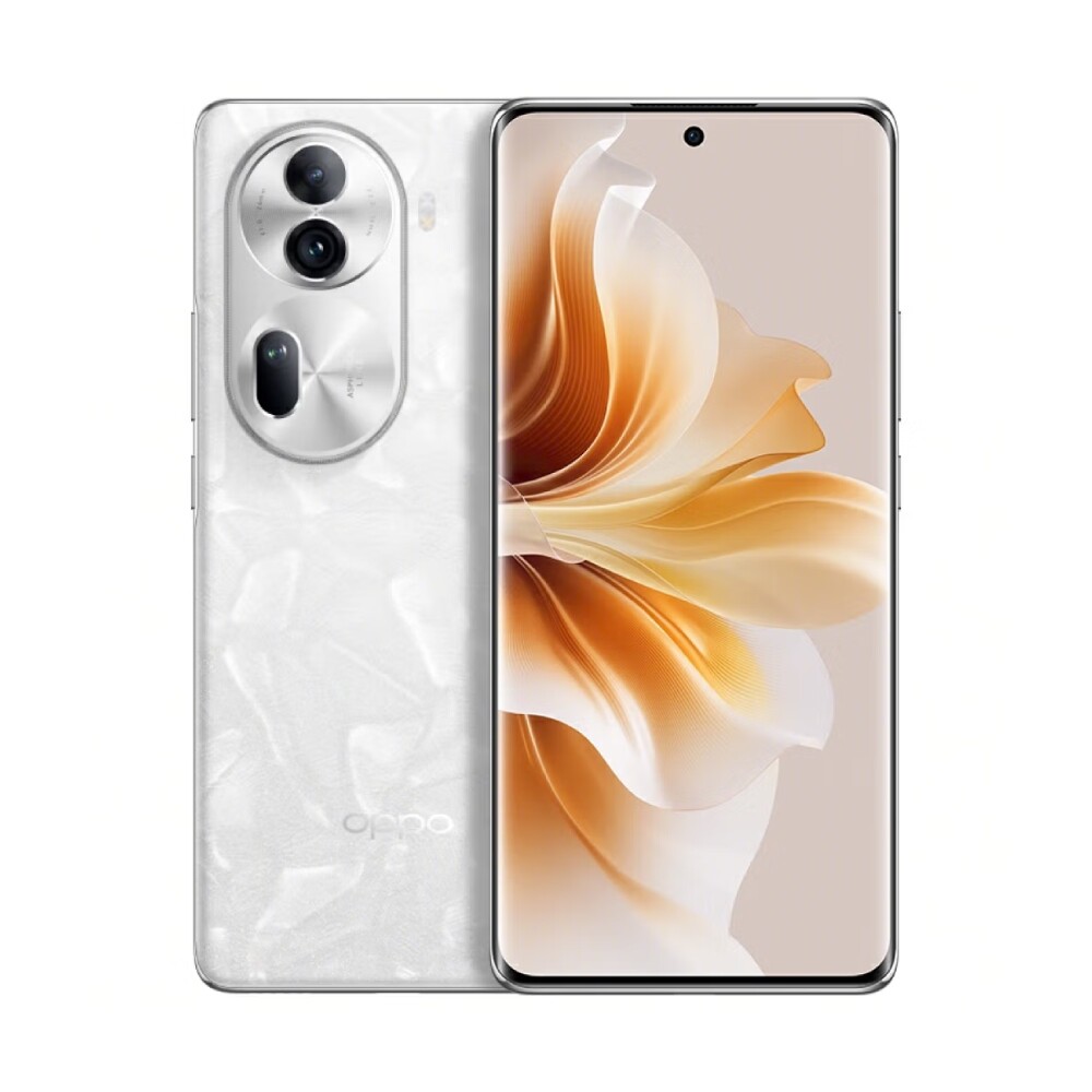 Смартфон Oppo Reno11, 12 ГБ/512 ГБ, 2 Nano-SIM, белый чехол mypads мопс в кепке для oppo reno 5a задняя панель накладка бампер