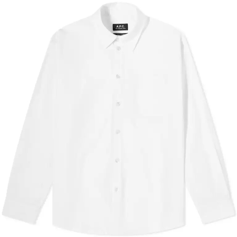 

Рубашка A.P.C. Boyfriend Logo, белый